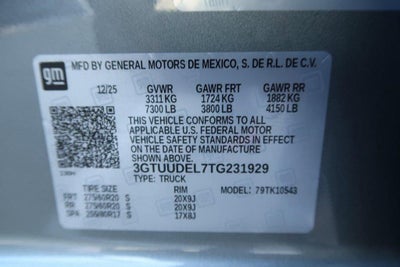 2026 GMC Sierra 1500 SLT