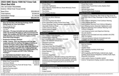 2022 GMC Sierra 1500 4WD Crew Cab 147" SLT