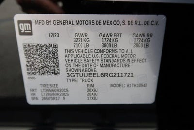 2024 GMC Sierra 1500 4WD Crew Cab 147" AT4