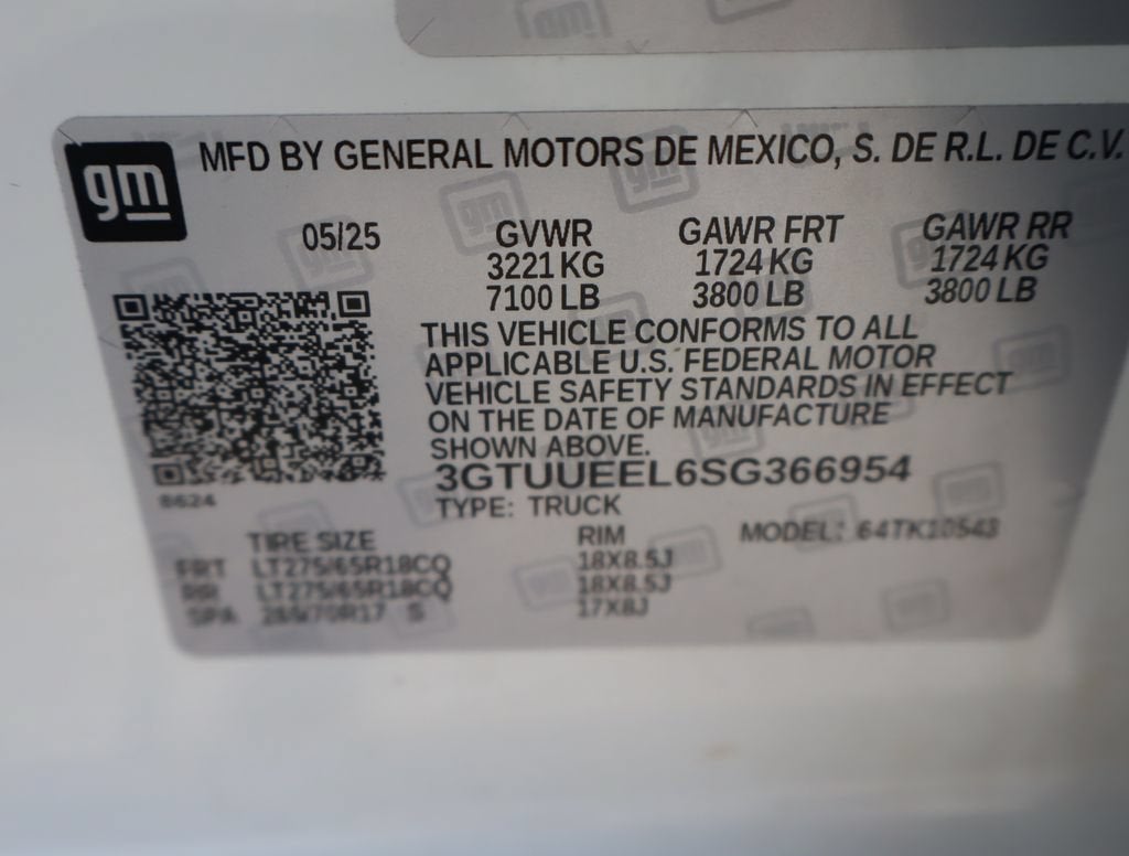 2025 GMC Sierra 1500 AT4