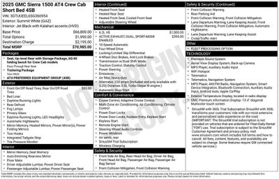 2025 GMC Sierra 1500 AT4