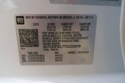 2026 GMC Sierra 1500 AT4X