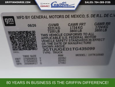 2026 GMC Sierra 1500 Denali