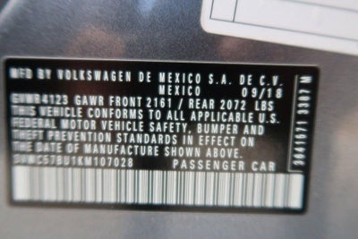 2019 Volkswagen Jetta S Auto w/SULEV