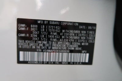 2019 Subaru Ascent 2.4T Limited 7-Passenger