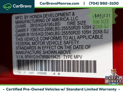 2024 Honda Pilot Touring AWD