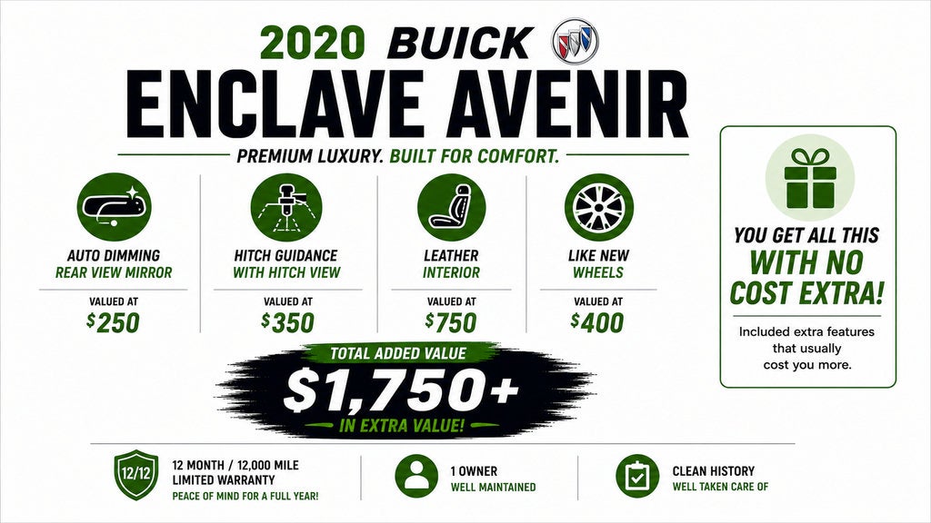 2020 Buick Enclave Avenir