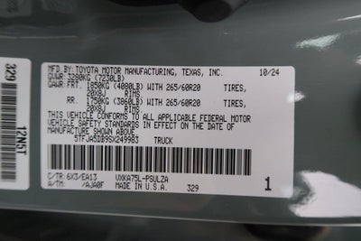 2025 Toyota Tundra Limited CrewMax 5.5' Bed