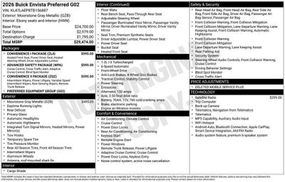 2026 Buick Envista Preferred