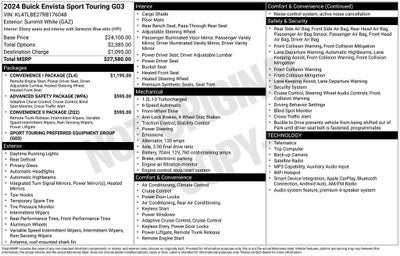 2024 Buick Envista FWD 4dr Sport Touring