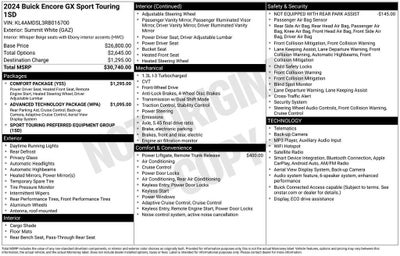 2024 Buick Encore GX Sport Touring