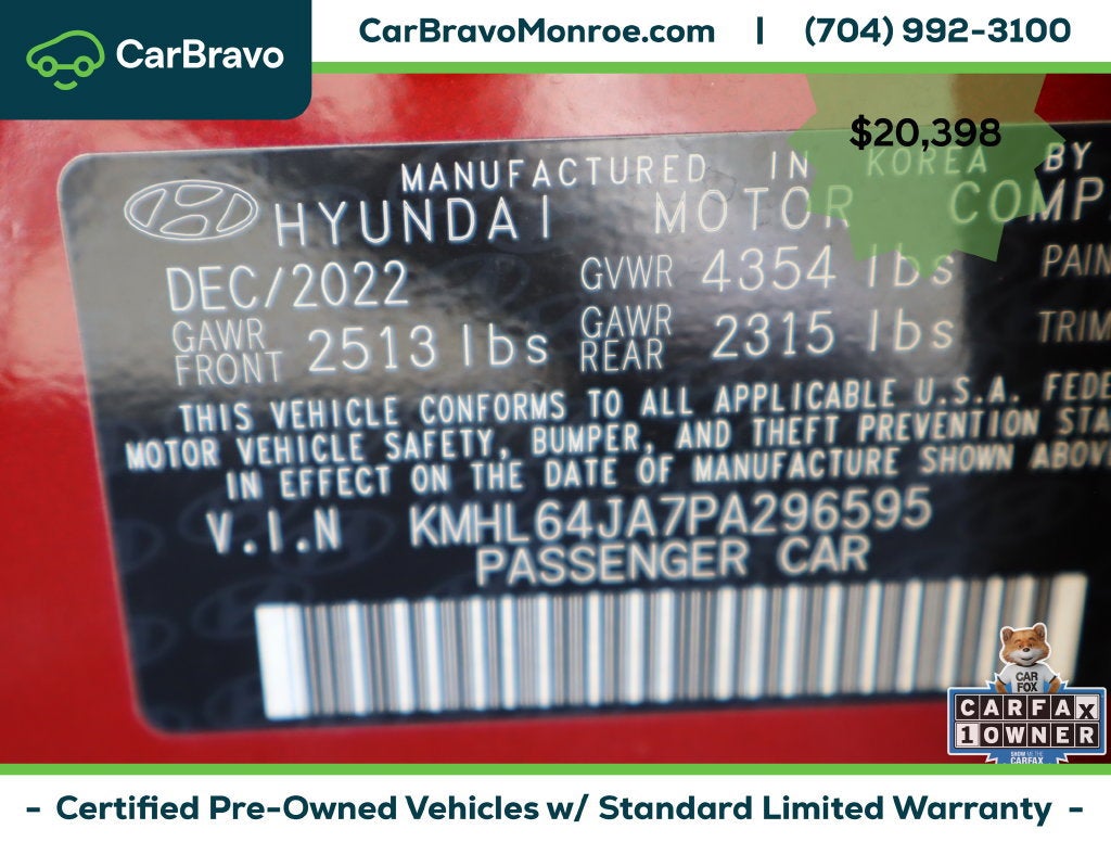 2023 Hyundai Sonata SEL