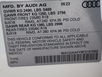 2023 Audi Q5 Premium 45 TFSI S line quattro
