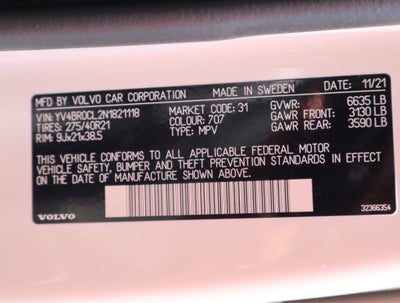 2022 Volvo XC90 Recharge Plug-In Hyb Inscription