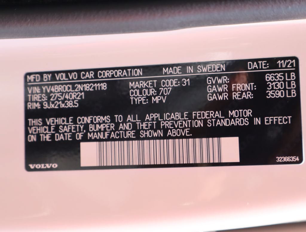 2022 Volvo XC90 Recharge Plug-In Hyb Inscription