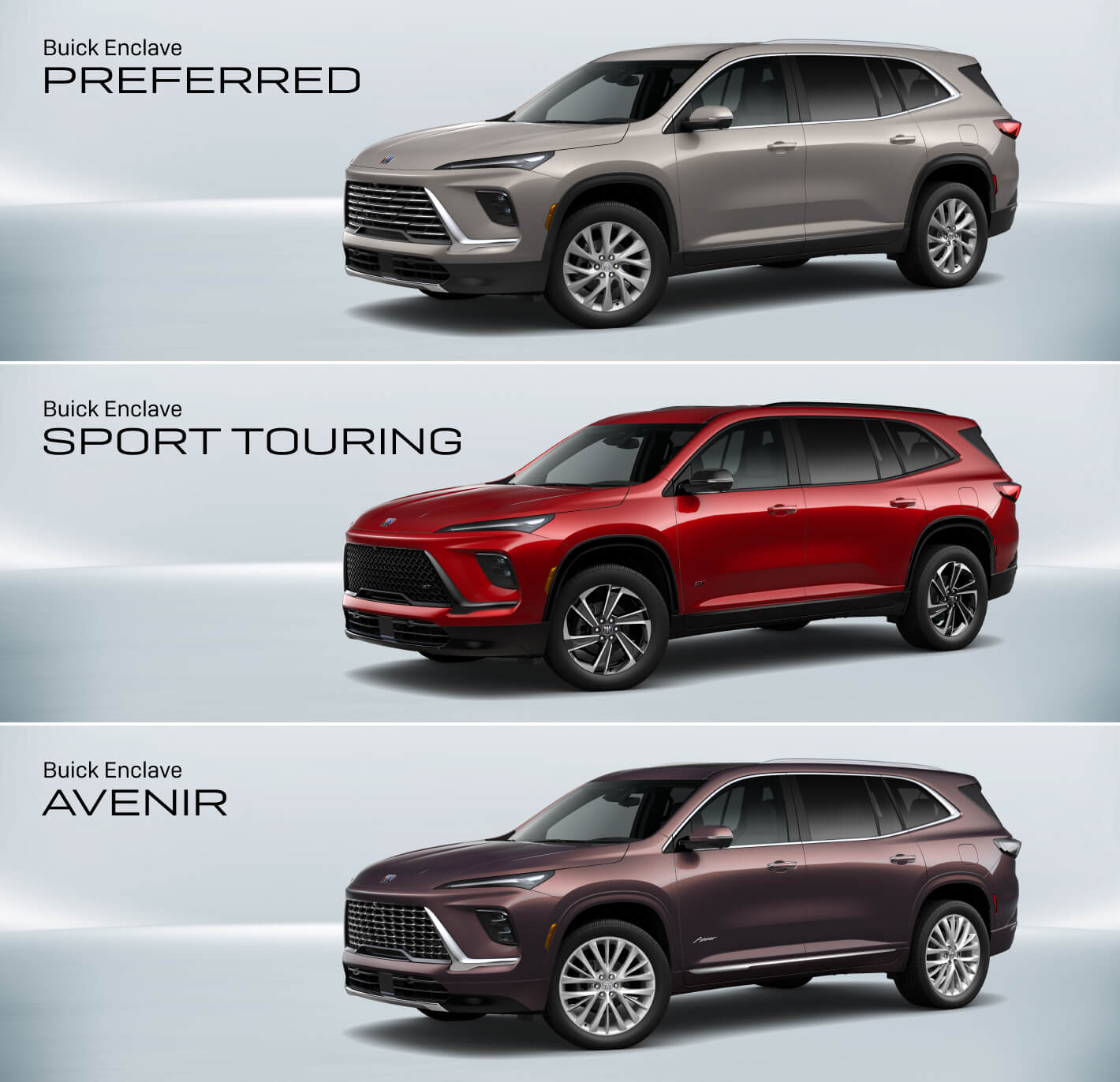 Compare the Buick Enclave Trim Levels