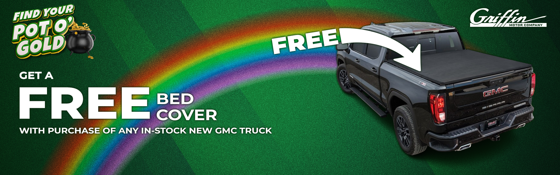 Free Bed Cover with GMC truck 