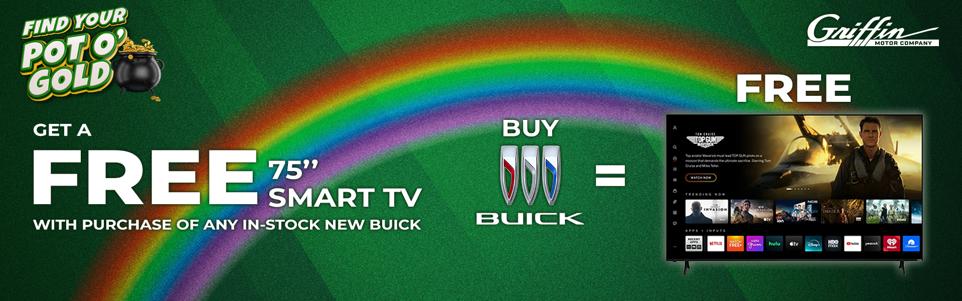 Free TV with Buick Purchase