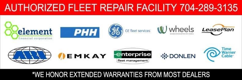 Authorized Fleet Repair Facility 704-289-3135