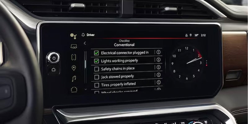GMC Sierra 1500 navigation system