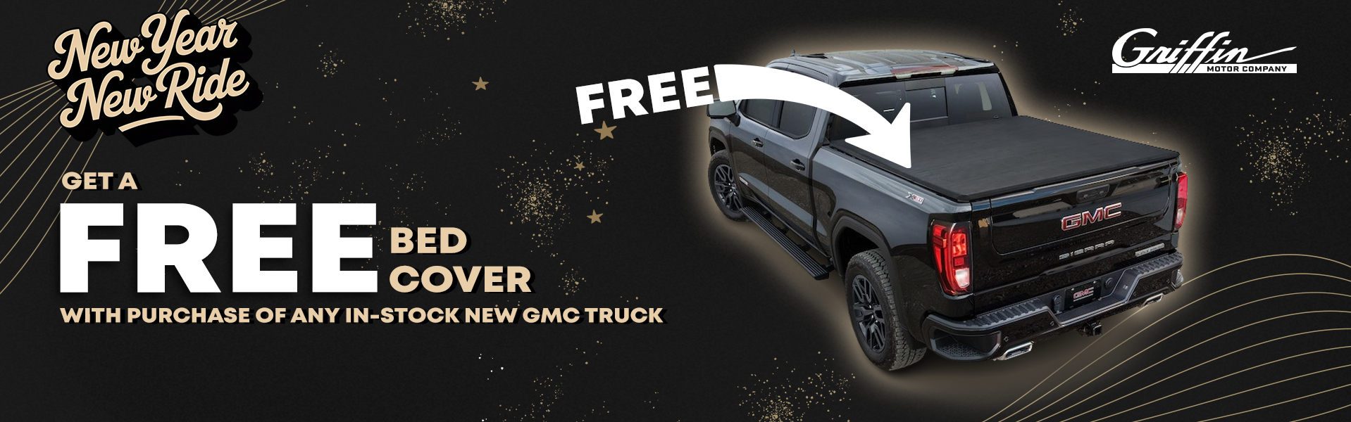 Free Bed Cover with GMC truck 