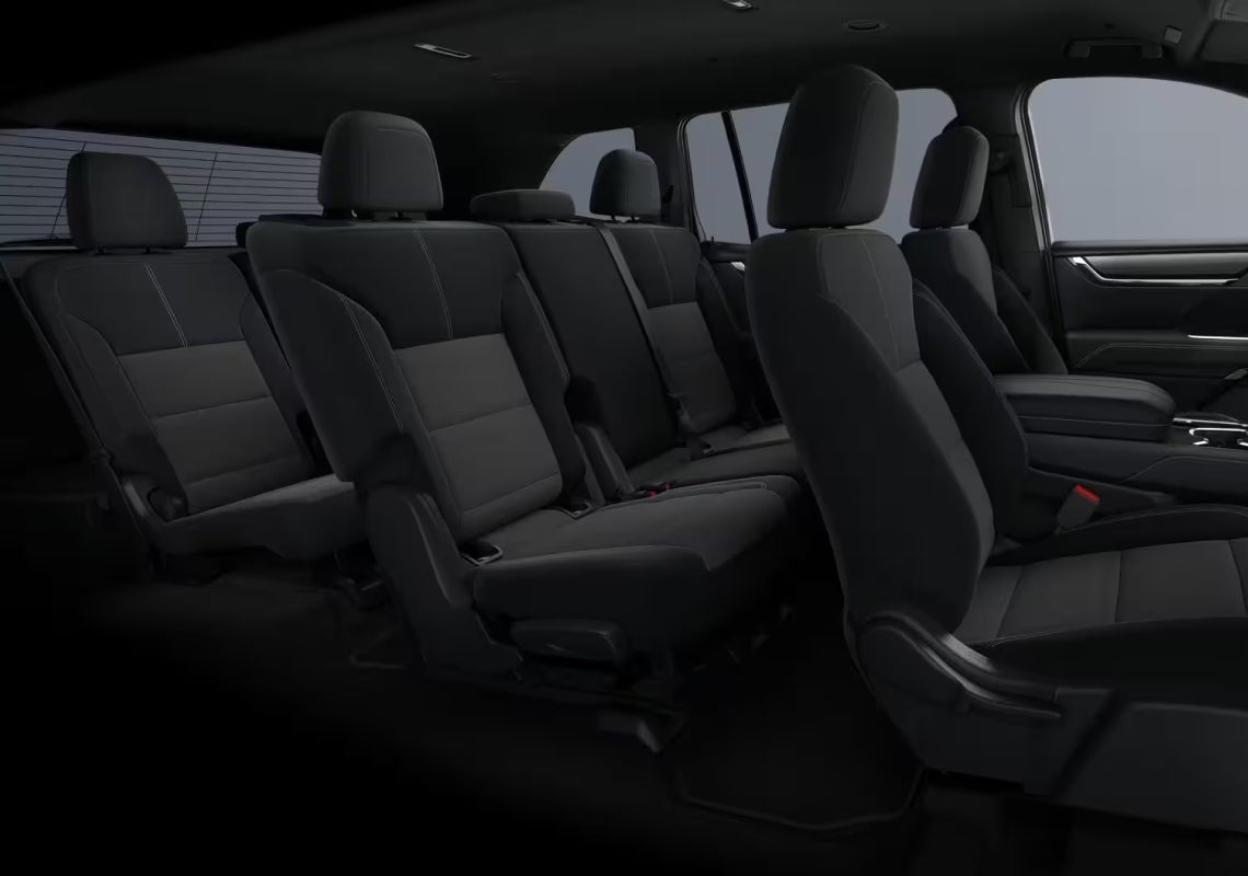 7-Seater GMC Acadia Interior vs. 8-Seater GMC Acadia Interior